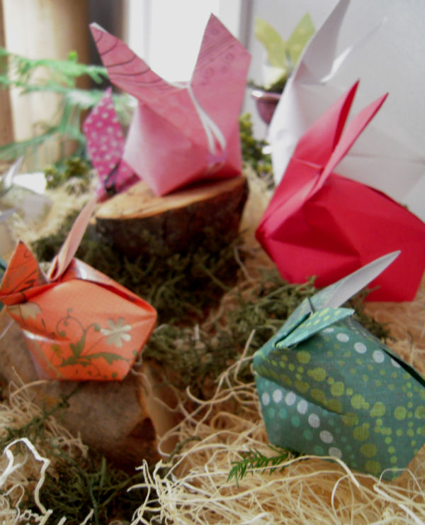 Húsvéti egyveleg- origami nyuszik